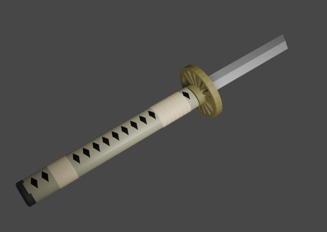 Broken katana